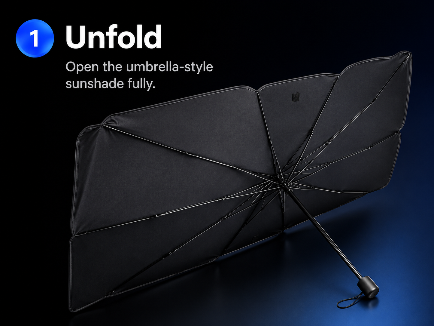 Moticari Car Windshield Sunshade Umbrella
