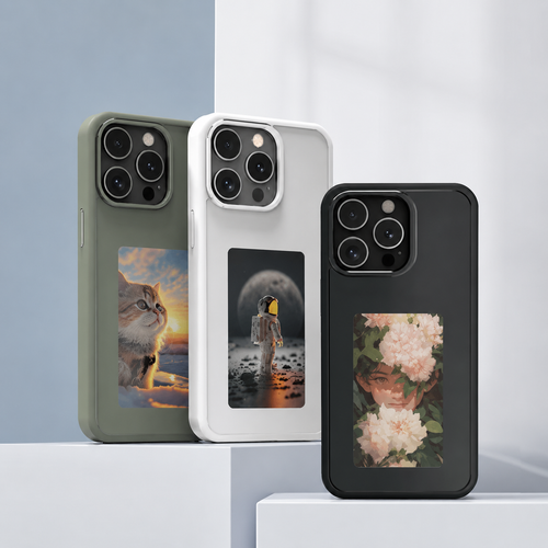 E-Ink iPhone Case NFC display
